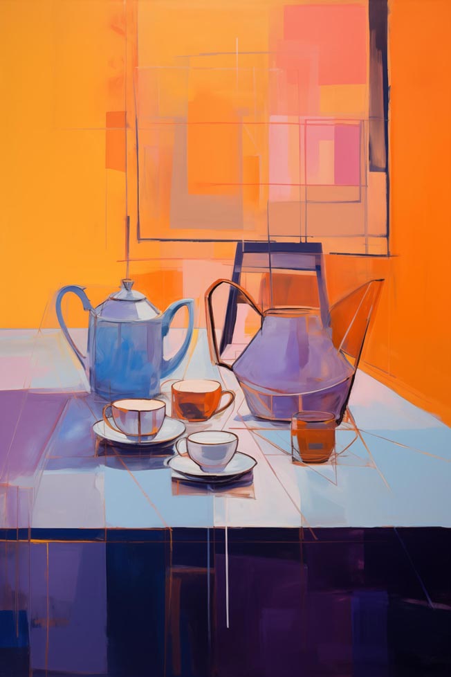 Armonía Moderna – Impresión Giclée de Naturaleza Muerta Abstracta Armonía Moderna – Impresión Giclée de Naturaleza Muerta Abstracta