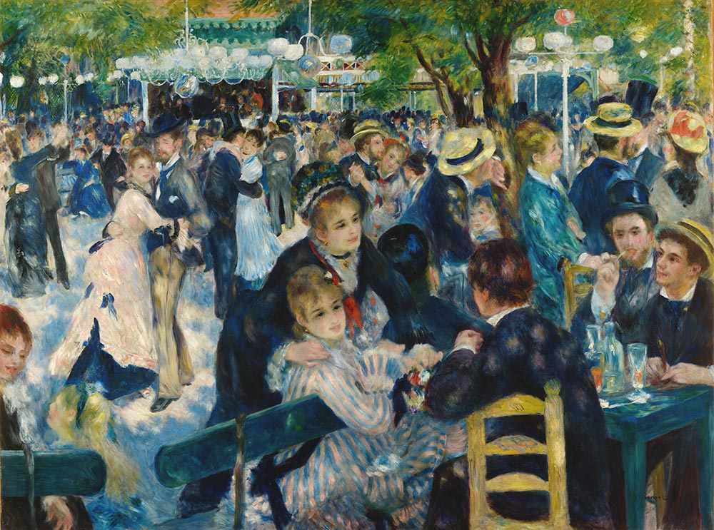 Dance at Le Moulin de la Galette – Pierre-Auguste Renoir