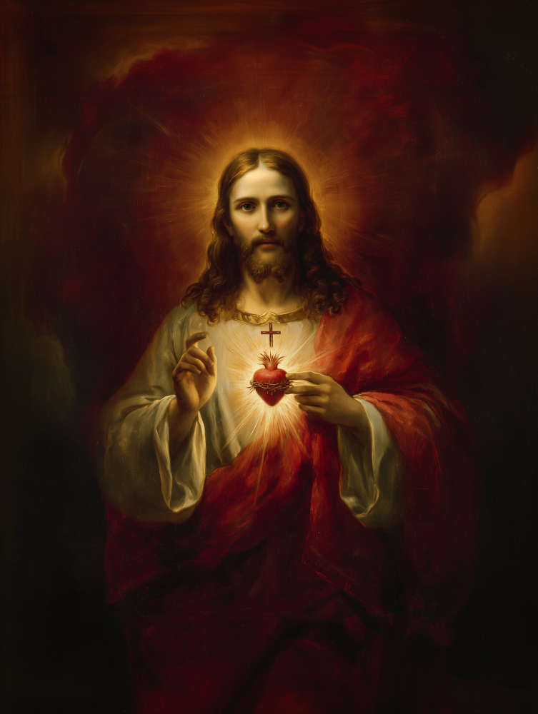 IV The Sacred Heart of Jesus — Giclée Canvas Print
