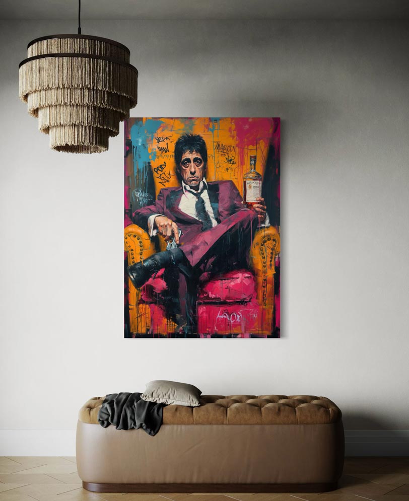 The King’s Throne – Pop Art Giclée Canvas