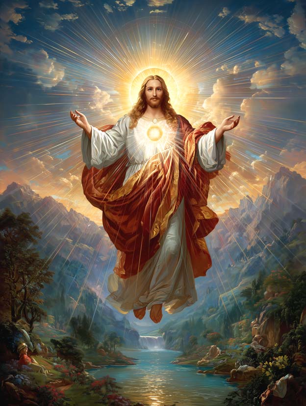 Radiant Savior – Christ the King in Divine Glory